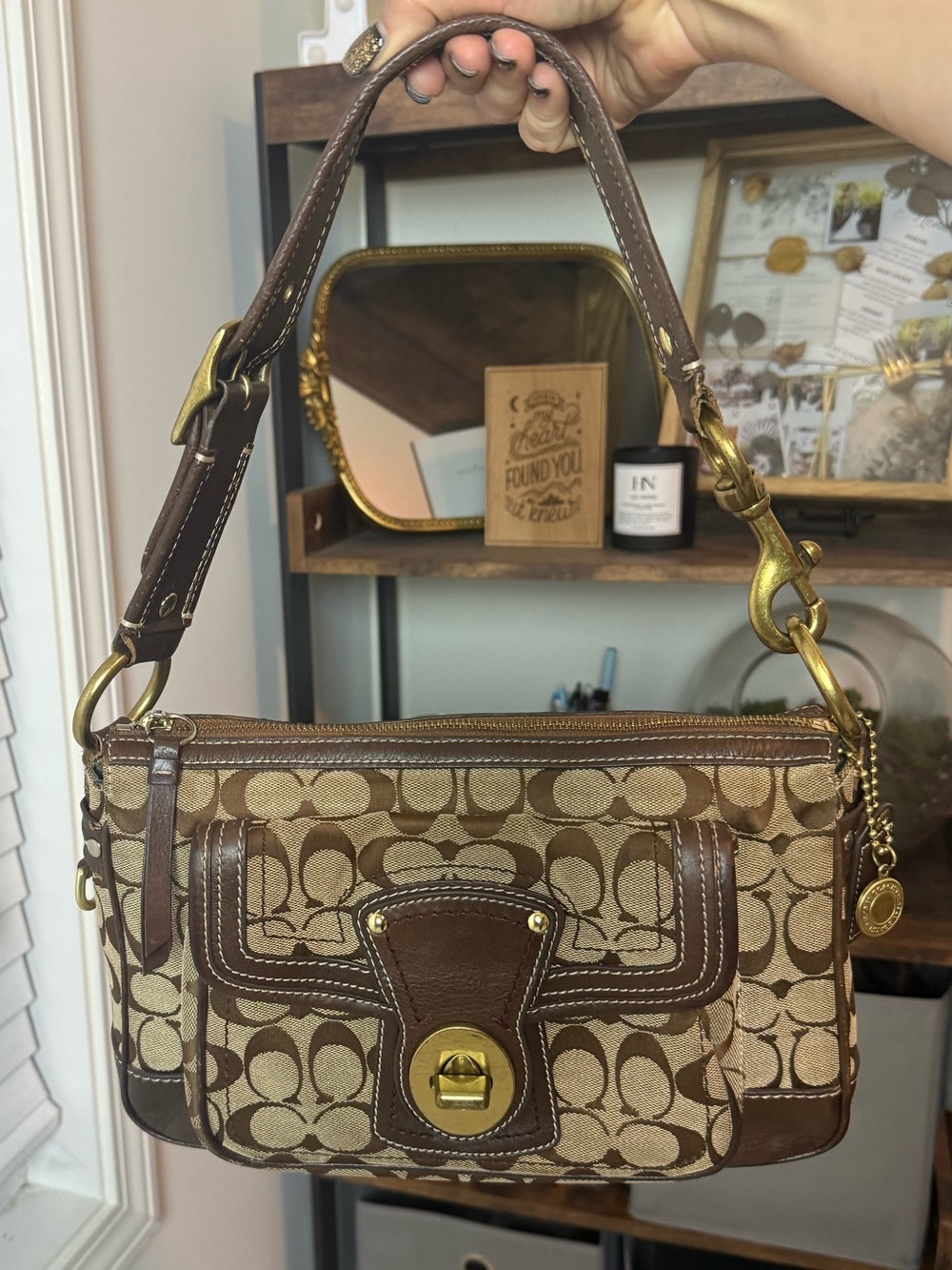 Coach Legacy 65th Anniversary Signature C turn-lock shoulder bag Single Pocket